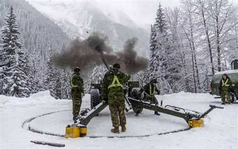 avalanche mortar|artillery avalanche control.